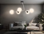 Подвесной светильник TR2546/5 WH/BK белый/черный E27/5 max 60W 950*600*450