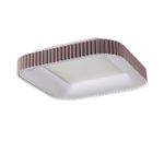 7770/56L AVRA LED SN Светильник металл/белый/мокко LED 56Вт+14Вт 3000-6000K 500х500 IP43 пульт ДУ+подсветка SHARMEL