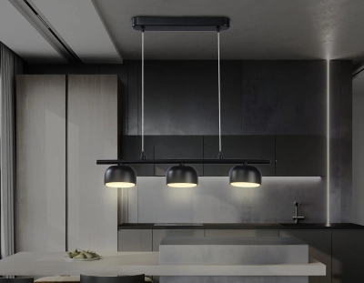 Светильник подвесной TN71034/3 BK черный GX53/3 max 12W 440*80*1100