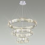 4930/88L L-VISION ODL24 611 хром/прозрачный металл/хрусталь Люстра LED 88W 4000K 10200Лм VEKIA