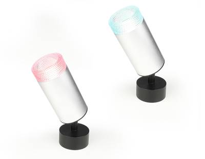 Насадка передняя N6152 PI розовый D60*H25mm Out20mm MR16 (для корпуса светильника)