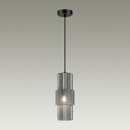 5016/1 MODERN ODL23 405 черный/дымчатый металл/стекло Подвес E14 1*40W PIMPA