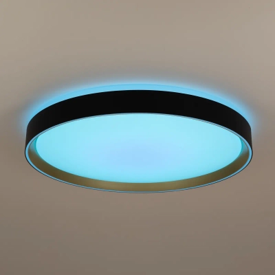 Citilux BOSS CL751451G LED RGB Светильник с пультом Чёрный с Золотом