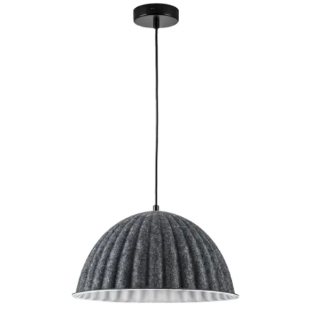 799357 Люстра FENICIA 1х12W (led) E27 ЧЕРНЫЙ/СЕРЫЙ