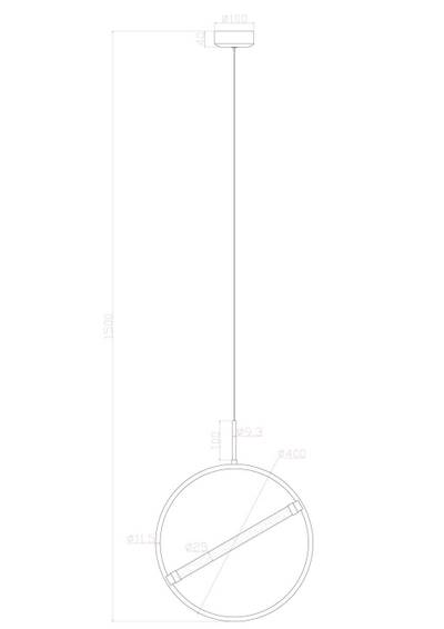 Подвесной светильник Arte Lamp DOLORES A2565SP-1PB, 1хLED