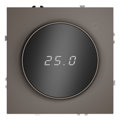 VLS070114 Терморегулятор электронный VOLTUM S70 с индикацией и датчиком, для теплого пола, (капучино). (ТМ Maytoni)