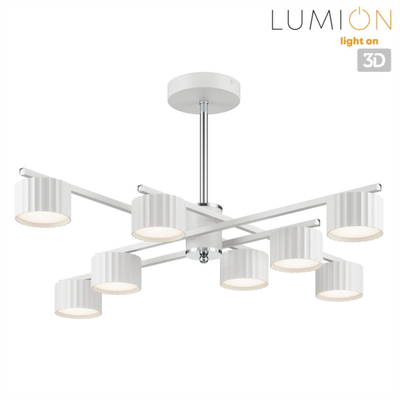 8241/8C COMFI LN26 244 белый/хром, металл Люстра потолочная LED GX53 8*7W 220V KARINA