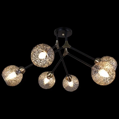 IL0264-6CSQ-79 BK AB светильник потолочный ILLUMICO, E14х6