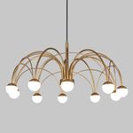 Подвесной светодиодный светильник 90030/10 LED золото