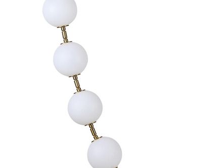 Подвес Мони бронза L296 d10 Led 120W (4000K) (белые матовые плафоны)