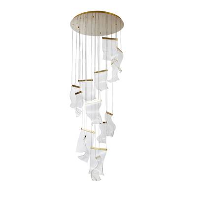 Каскадная люстра Arte lamp GRAPPOLO A2283SP-14GO, 1хLED