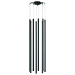 L8T747447 Люстра TUBO LED 40W 2560LM 25G ЧЕРНЫЙ 4000K (574737+747447 (8шт)