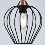IL2001-1PA-05 BK ROSE GD светильник потолочный ILLUMICO, E27х1