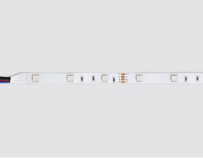 Комплект светодиодной ленты RGB GS2401 5050 30Led/ 7.2W m/ 12V IP20 RGB/ 5000*10*1.87mm/ кратность резки 100mm (4 конт.) (адаптер, вилка, контроллер, пульт в комплекте)