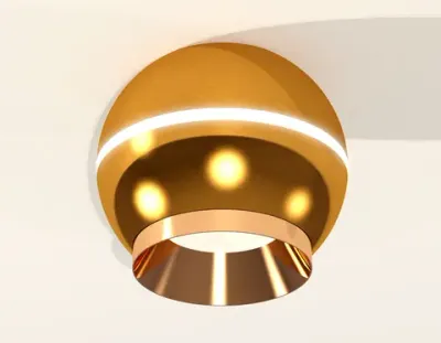 Комплект накладного светильника XS1105002 PYG золото желтое полированное MR16 GU5.3 LED 3W 4200K (C1105, N7034)
