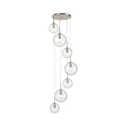 Citilux Томми CL102071 Люстра каскадная с прозрачными шарами