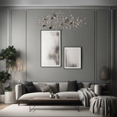 Подвесной светильник 90369/15 черный жемчуг