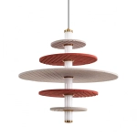 8296/14AL LEDIO LN26 365 черный/бежевый/бурый, металл/фетр/акрил Подвес LED 14W 3000K 220V FELTA