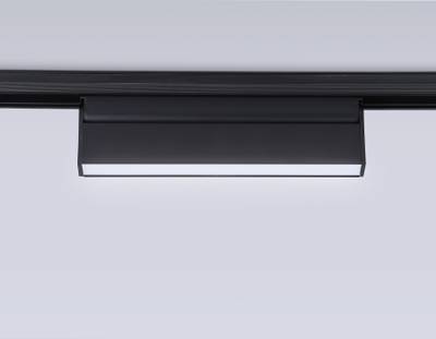 Светильник светодиодный трековый для шинопровода Magnetic GL4062 BK черный IP20 12W 4200K 48V 223*22*105