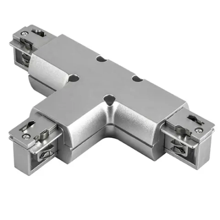 504139 Соединитель трековый трехфазный BARRA T-образный СЕРЫЙ Lightstar