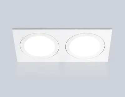 Светильник встраиваемый TN51826/2 WH белый GX53/2 max 15W 215*110*39