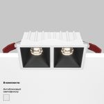 Встраиваемый светильник Alfa LED 4000K 2x10Вт 36°, DL043-02-10W4K-SQ-WB. TM Maytoni