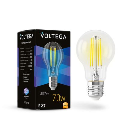 Светодиодная лампа Crystal A60 7W 3000K E27 340°, 7225. TM Maytoni