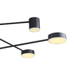 Потолочная люстра Ducan 3094-6P, 3*LED*5W + 3*LED*7W, 1464LM, 4000K. ТМ F-Promo