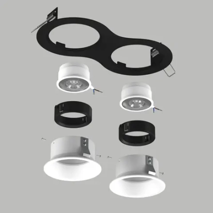 D6270606BMOD Светильник DOMINO ROUND  под LED модуль/лампу МR16 (214627+214606+214606+214007+214007)