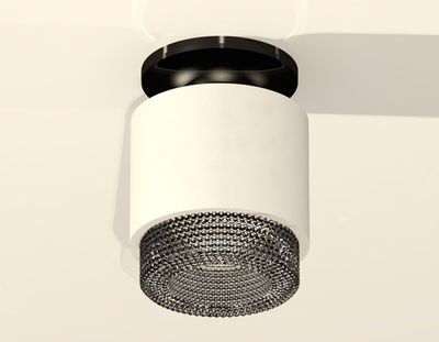 Комплект накладного светильника с композитным хрусталем XS7510062 SWH/BK белый песок/тонированный MR16 GU5.3 (N7926, C7510, N7192)