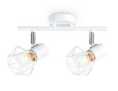 Накладной светильник TR8628/2 WH/CH белый/хром E27*2 max 40W 260*91*175