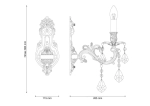 Бра Lucia Tucci BARLETTA W122.1 antique