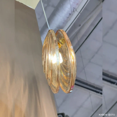 Светильник подвесной Crystal Lux MAR SP1 AMBER 2351/201