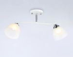 Светильник подвесной TR303001/2 WH/CH/FR белый/хром/белый матовый E27/2 max 40W 560*140*240