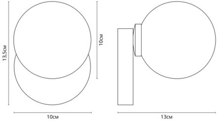 Бра Arte Lamp BOLLA-PICCOLO A3989AP-1AB, 1хG9