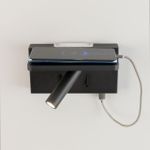 Citilux Декарт CL704371 LED USB QI Светильник поворотный Чёрный