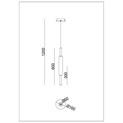 Подвесной светильник Arte lamp RIGLA A6840SP-12AM, 1хLED