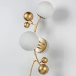 815533 Бра CROCO 3х5W (led) G9 ЗОЛОТО/БЕЛЫЙ Lightstar