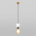 Подвесной светильник со стеклянным плафоном 50118/1 латунь