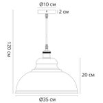Подвесной светильник Arte Lamp CAPPELLO A7039SP-1BK, 1хE27