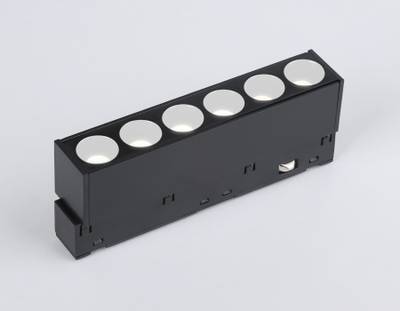 Светильник светодиодный для шинопровода Magnetic GL4019 BK черный IP20 6W 4200K 48V 24° 115*22*45