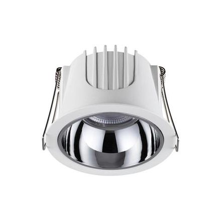 358689 SPOT NT21 276 белый/хром Светильник встраиваемый светодиодный IP20 LED 4000К 10W 100-265V KNOF