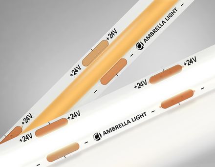 Светодиодная лента GS4652 COB 320Led/ 10W m/ 24V IP20 4500K 5m кратность резки 50mm (2 конт.)