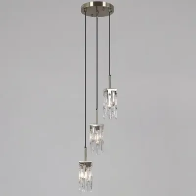 IL3600-3PSQ-26 AB DS светильник потолочный ILLUMICO, E14х3