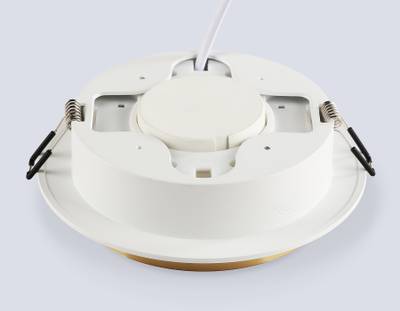 Светильник встраиваемый TU5012 WH/GD белый/золото IP20 GX70 D150*45