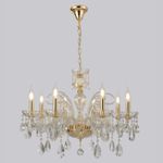 Люстра Crystal Lux MONICA SP8 GOLD 2502/308