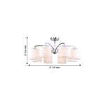 Потолочная люстра Modum 2199-8U, 8*E14*40W. ТМ F-Promo