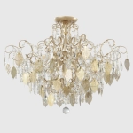 Светильник потолочный Crystal Lux ESMIRALDA PL9 GOLD 0523/109