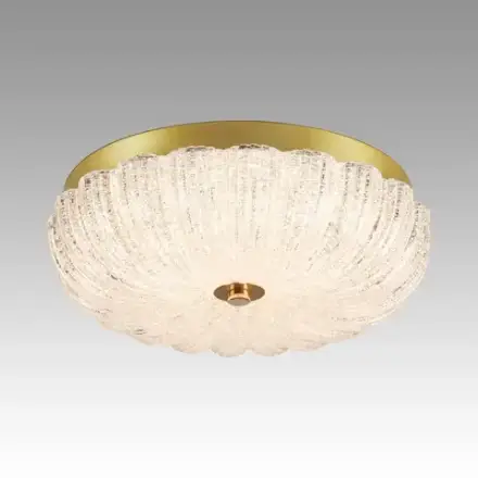 7719/36L PIKO LED SN 567 Светильник металл/стекло/прозрачный/золотой LED 36Вт 3000-6500K D300 IP20 пульт ДУ TESORO