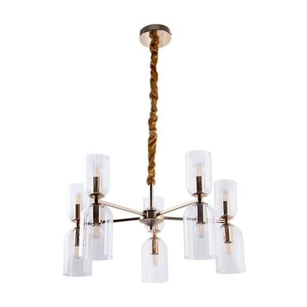 Подвесная люстра Arte Lamp CHARM A1623LM-10GO, 10хE14